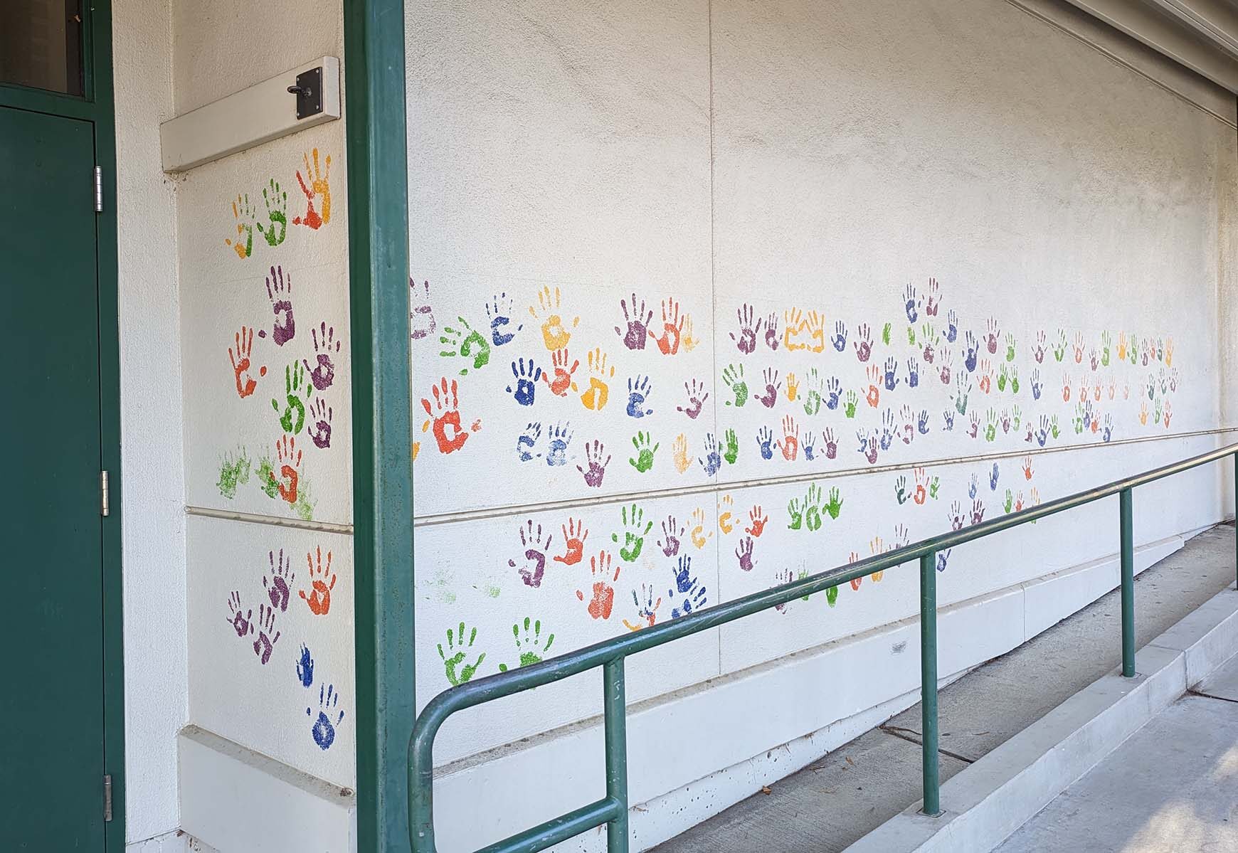 BH handprint wall